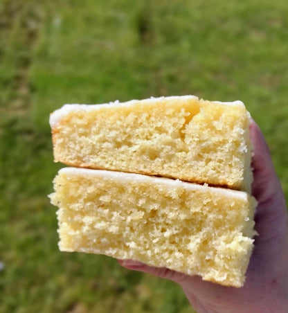 One Bowl Vanilla Cake Bar Recipe