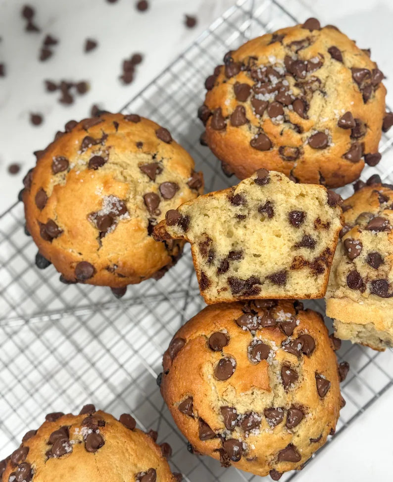 Jumbo Size Bakery Style Chocolate Chip Muffin Recipe